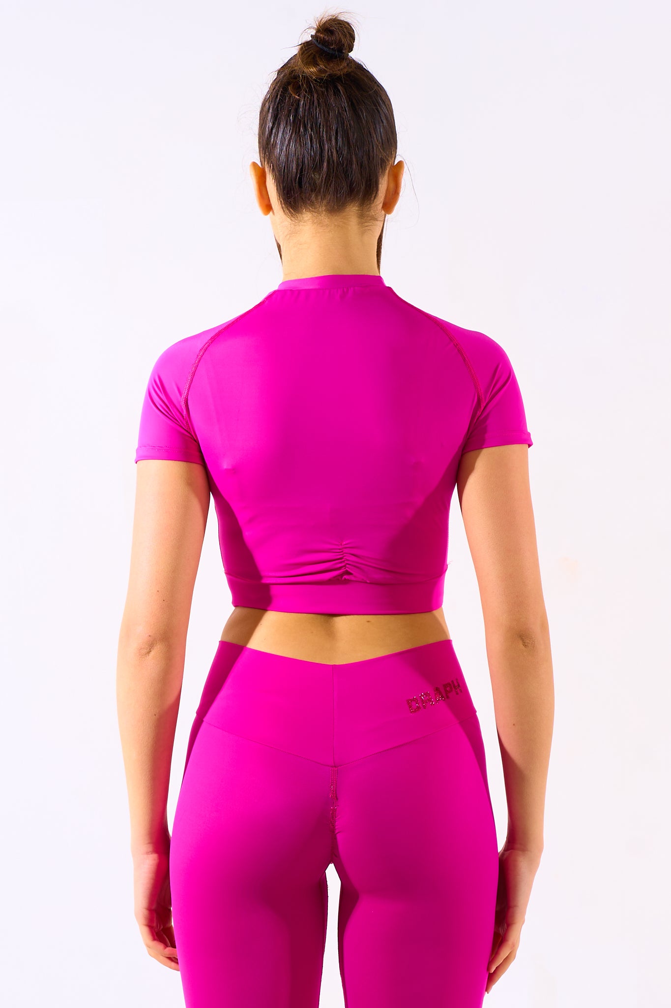 Micro Maglia Curl Fucsia