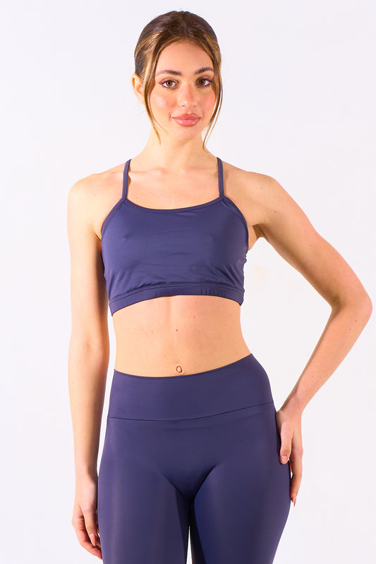 Top Backsy Blu Violato